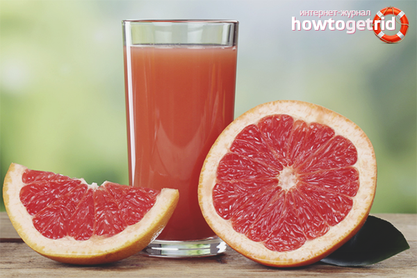 Сок грейпфрута: польза и вред 