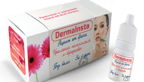 Dermainsta — гель от папиллом и бородавок 