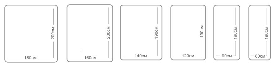 Есть ли стандарты размеров для матрасов 