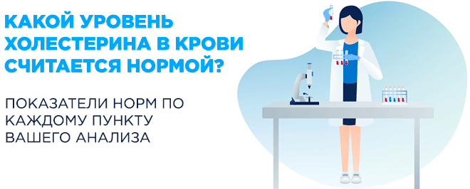 Норма холестерина в крови у женщин в зависимости от возраста — таблица показателей 