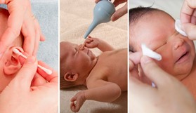 Как новорожденному чистить нос 