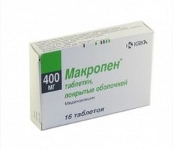 Макропен при гайморите 