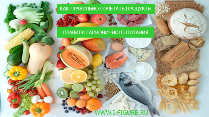 Как правильно сочетать продукты питания? 