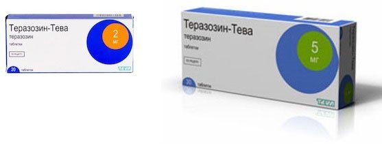 Теразозин -Тева - официальная инструкция по применению 