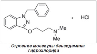Бензидамина гидрохлорид: описание, способ применения, аналоги 
