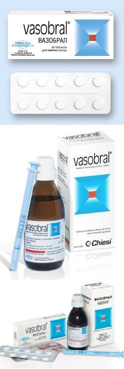Капли и таблетки Вазобрал: полная инструкция по применению и отзывы о лекарстве 