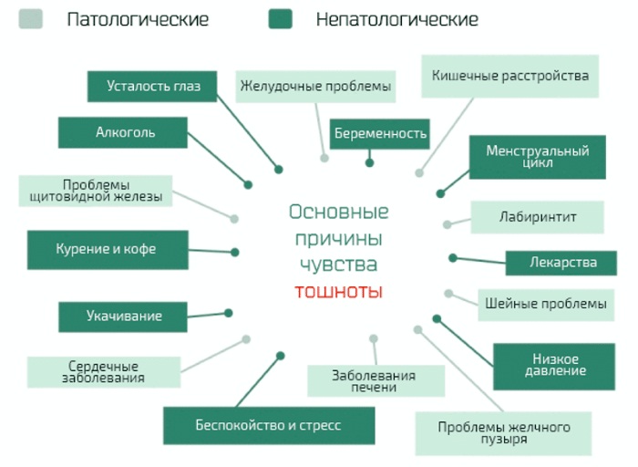 О чем свидетельствует тошнота, озноб и боль в животе? 