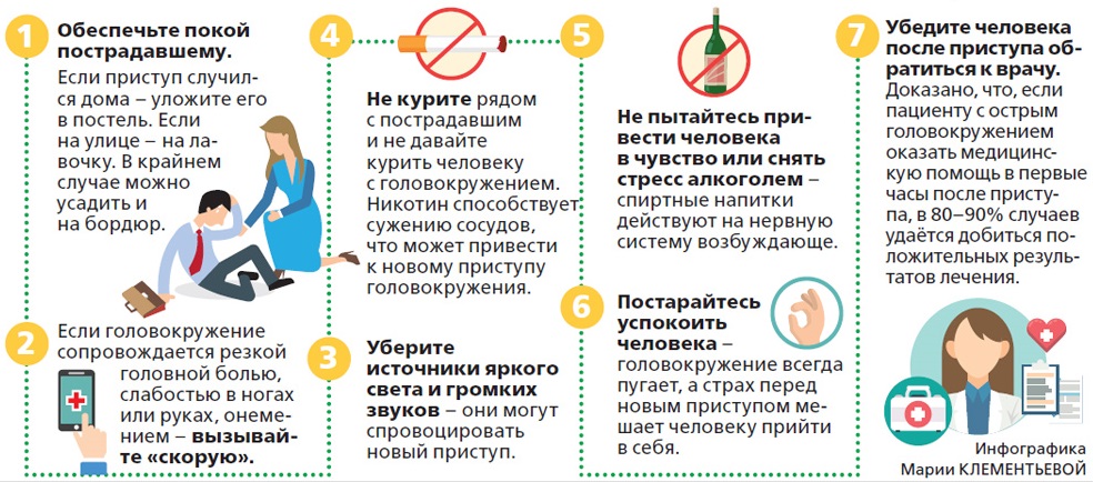 Почему кружится голова – что делать? 