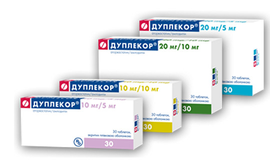 Дуплекор – комбинированный антигипертензивный и антиатеросклеротический препарат 